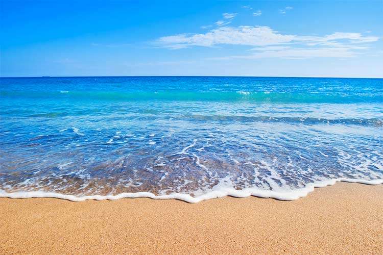 The serene beauty of the sea beach in the Coxes Bazar